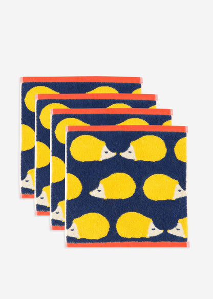 Hedgehog Organic Cotton Face Towel