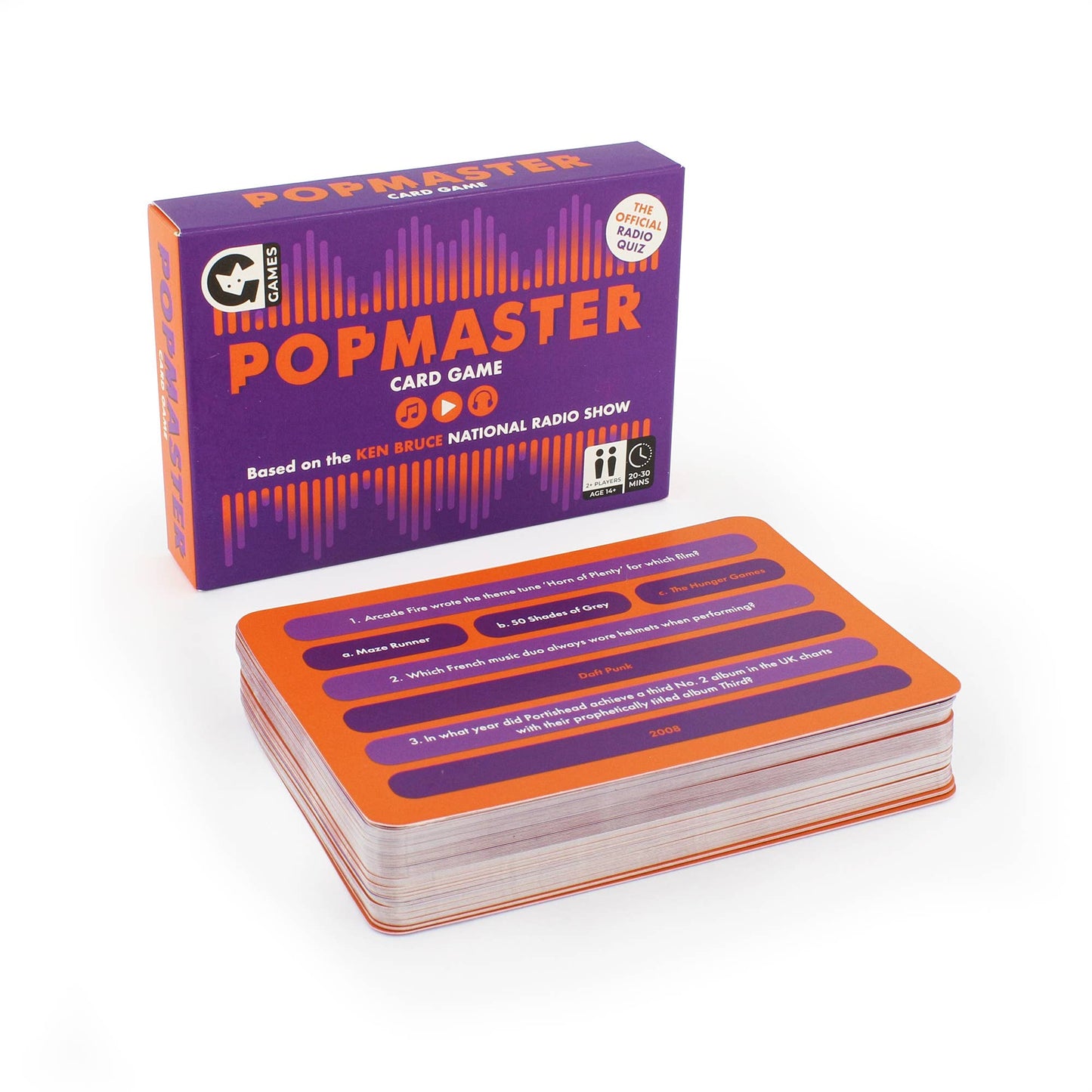 Popmaster Quiz Card Game