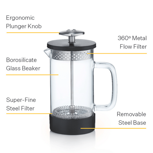 Core Coffee Press Classic Cafetière - 3 Mug / 1L