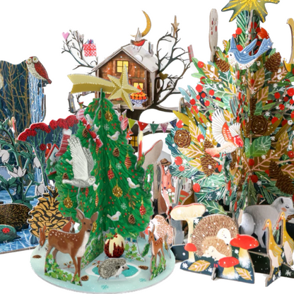 Christmas Treehouse Slot Together 3D Advent Calendar