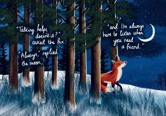Fox Under the Moon: Seasons of Comfort and Hope