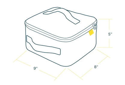 Fluf Square Lunch Cube - Lavender