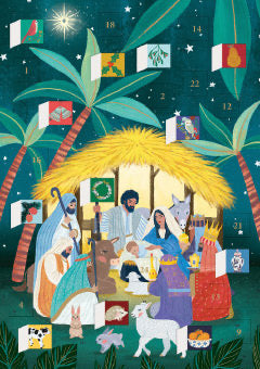 Nativity Advent Card