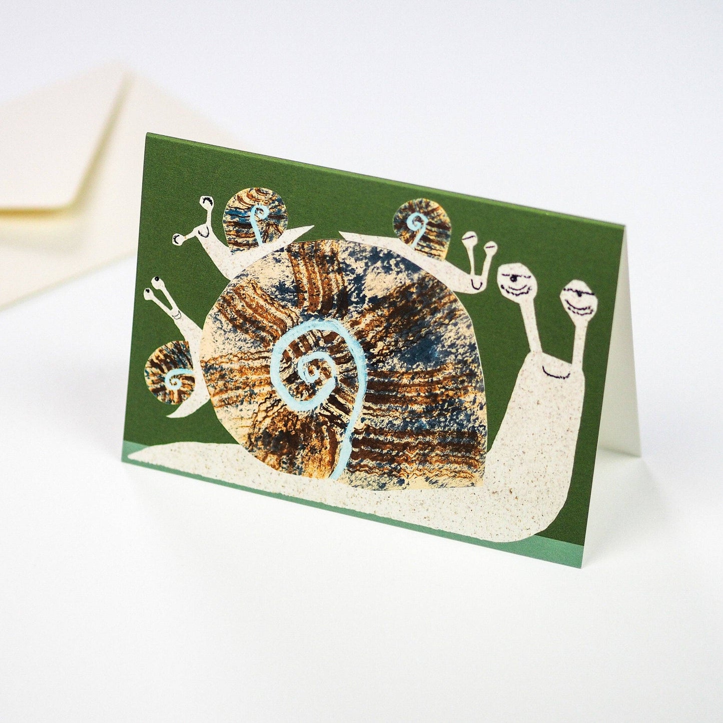 Snail Family Greeting Card
