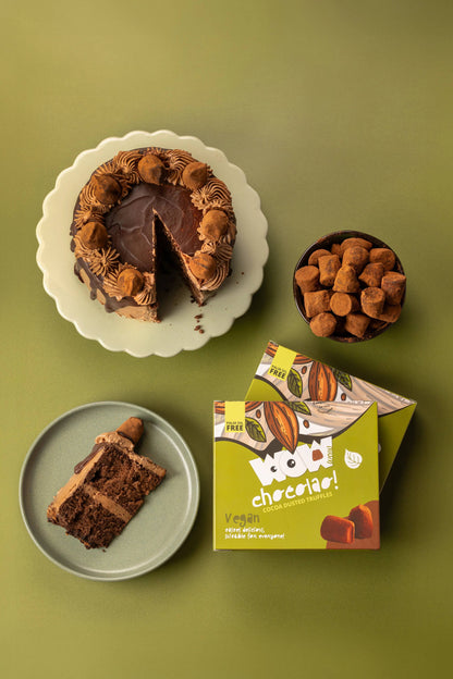 Wow Chocolao! Vegan Cocoa Dusted Luxury French Chocolate Truffles