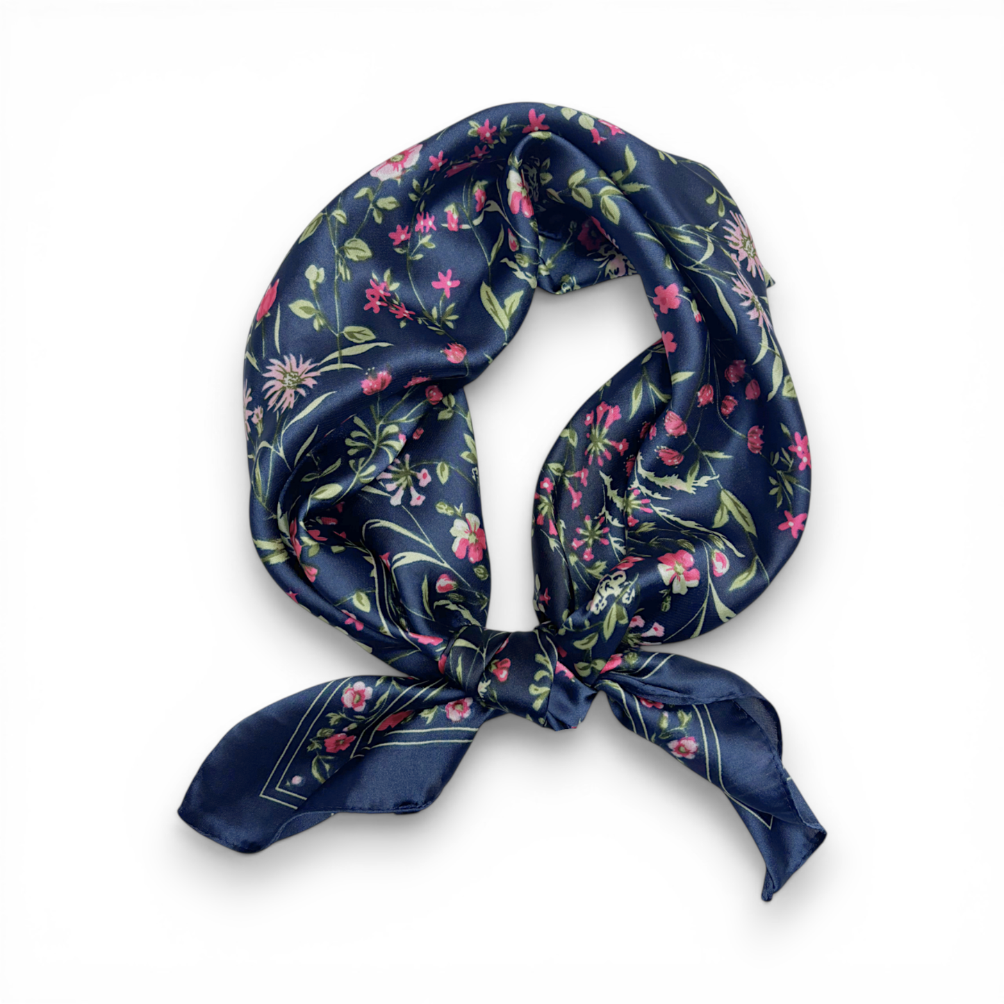 Floralia Silk Touch Neckerchief Bandana Scarf