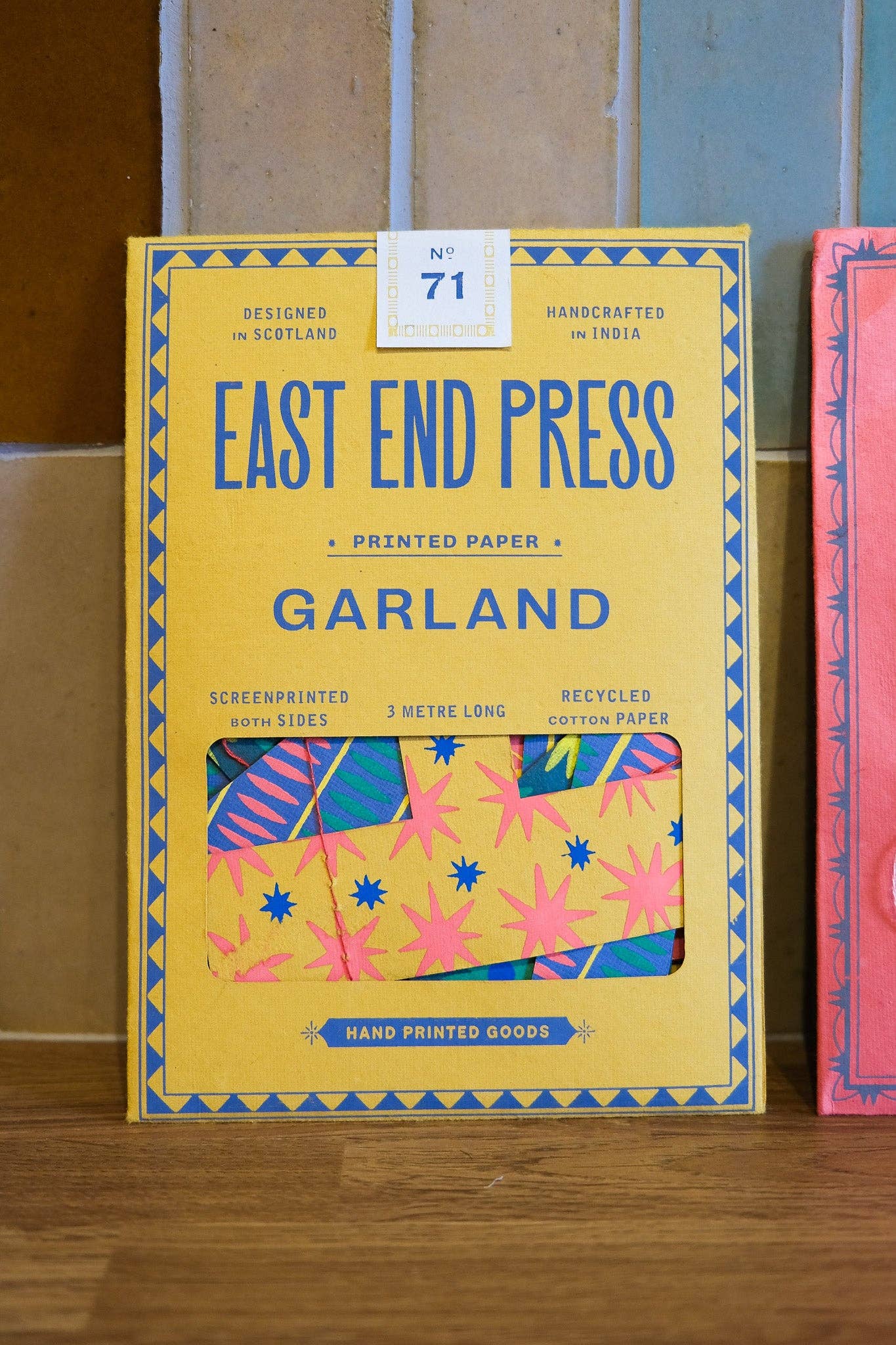 Bright Happy Birthday Sewn Garland