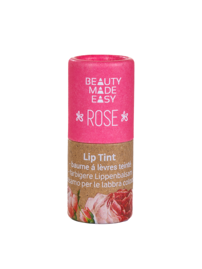 Vegan Tinted Lip Balm - Rose