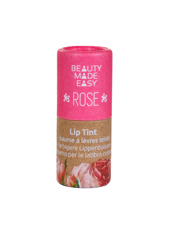 Vegan Tinted Lip Balm - Rose