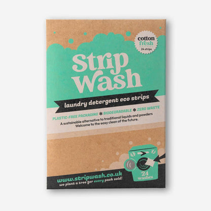 StripWash Laundry Sheets Cotton Fresh Scented Laundry Detergent