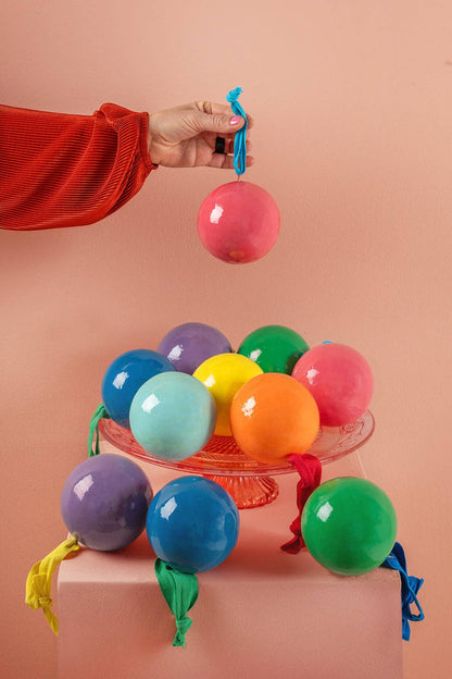 Orange and Red Colourblock Bauble