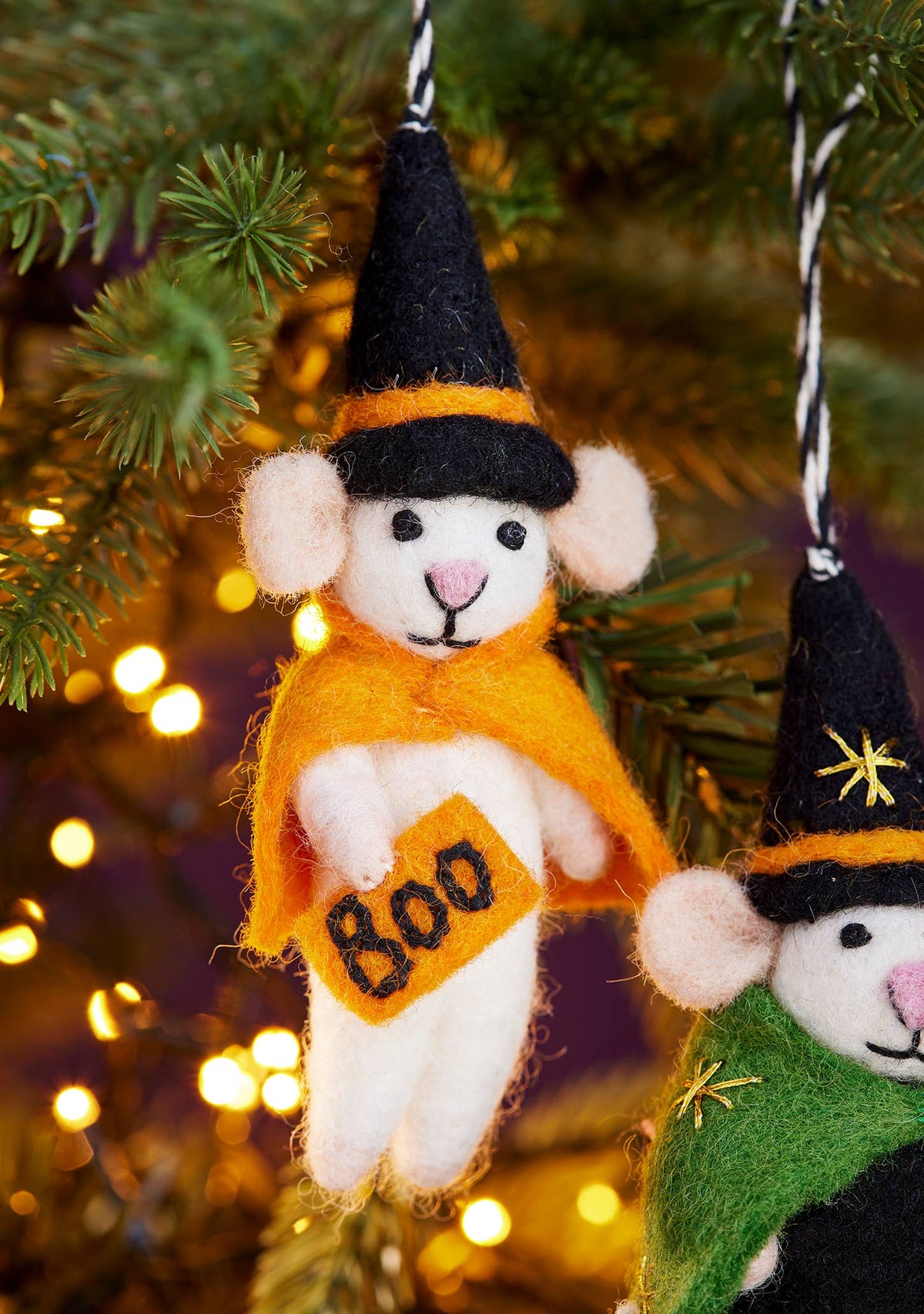 Felt Halloween Mouse Decoration