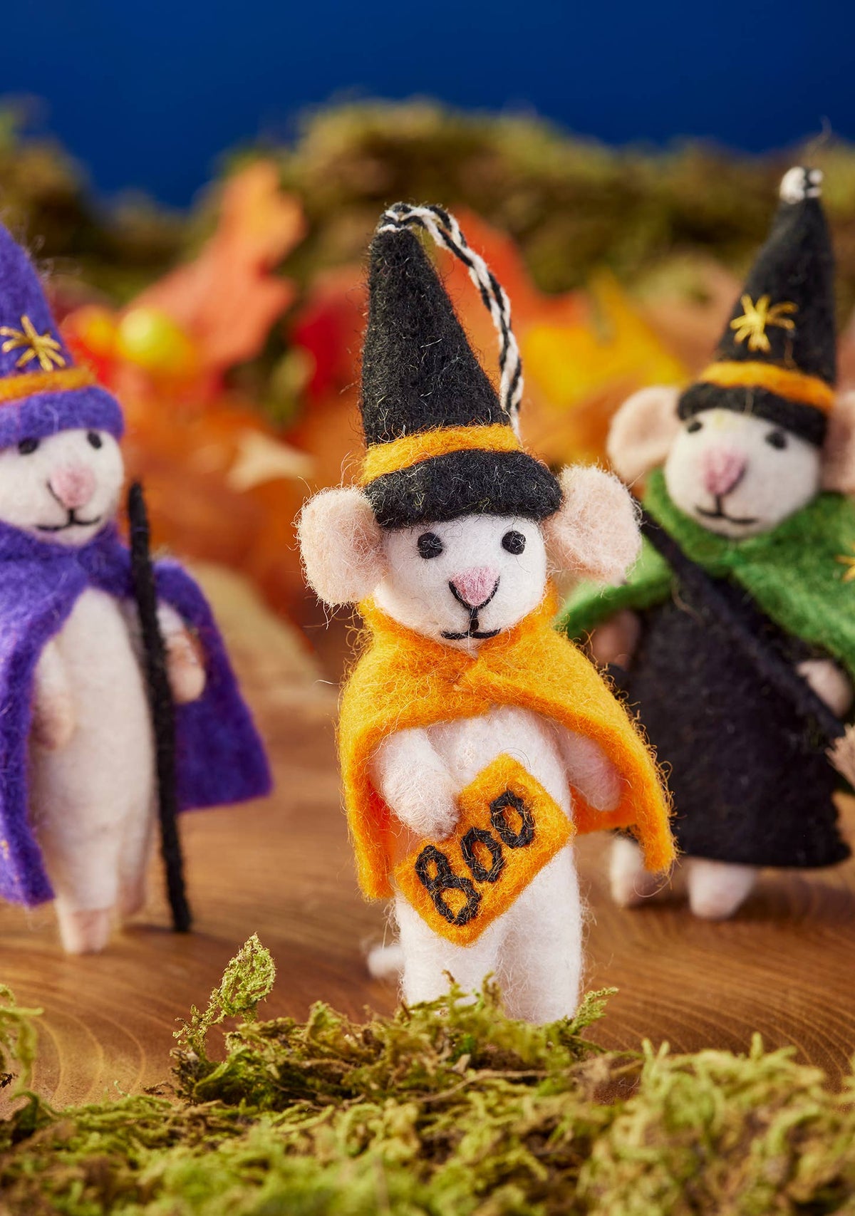 Felt Halloween Mouse Decoration