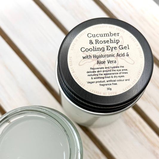 Cucumber & Rosehip Cooling Eye Gel with Hyaluronic Acid