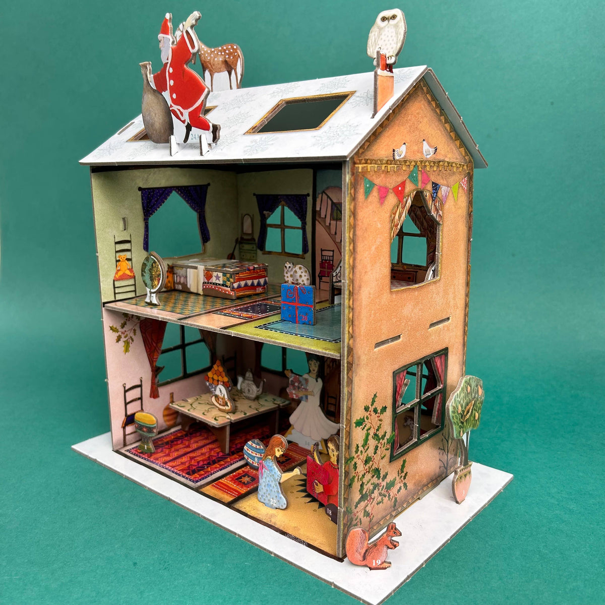 The Night Before Christmas Dolls House Pop and Slot 3D Advent Calendar