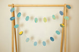 Large Blue Bird Eggs Easter Garland