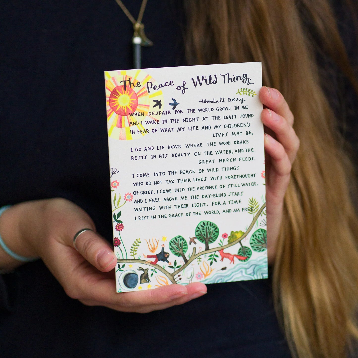 Peace of Wild Things Card