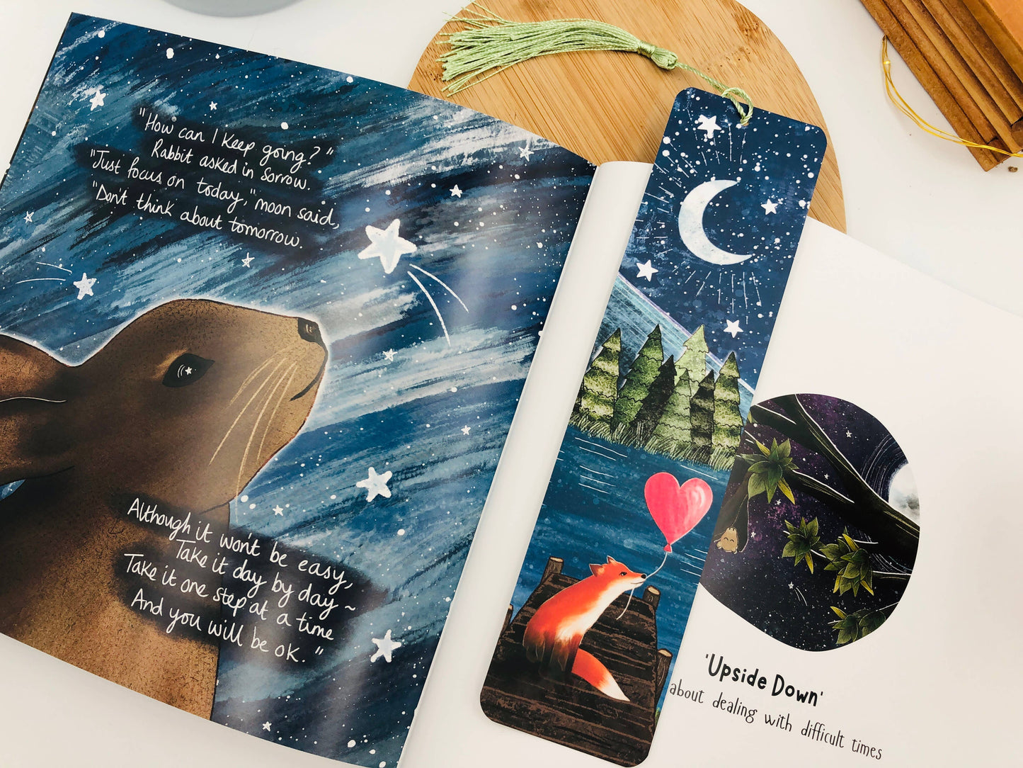 'One Step At A Time' Self Care Book for All Ages by Fox Under the Moon