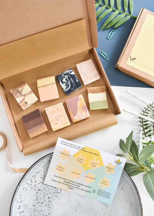 The Natural Spa Handmade Soap Sampler Mini Set - Letterbox Gift