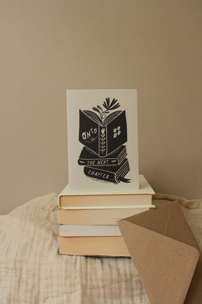 'Onto The Next Chapter…’ Greeting Card