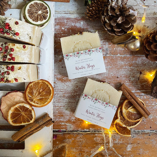 Handmade ‘Winter Hugs’ Large Loaf Bar Soap