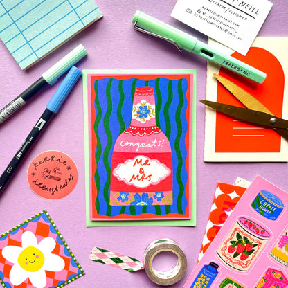 Congrats! Mr & Mrs Card