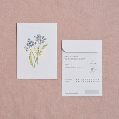 'Forget Me Not' Garden Lover's Gift Seed Packet