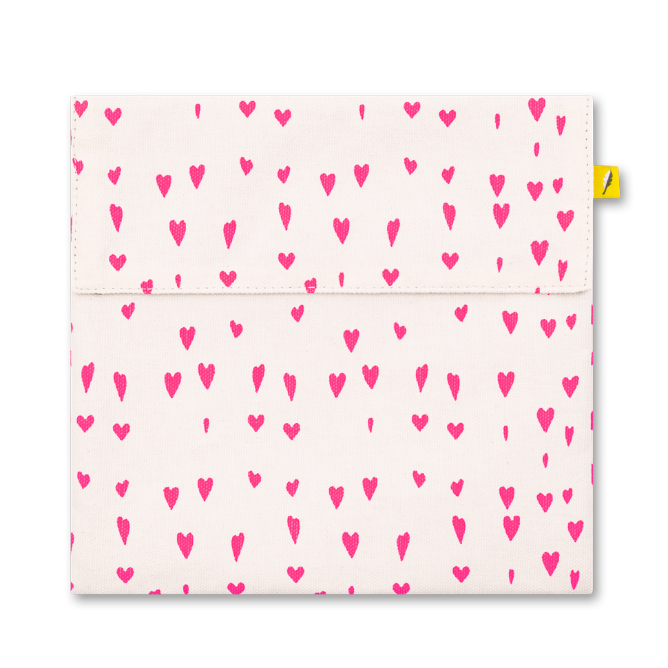Flip Snack Bag - Tiny Hearts