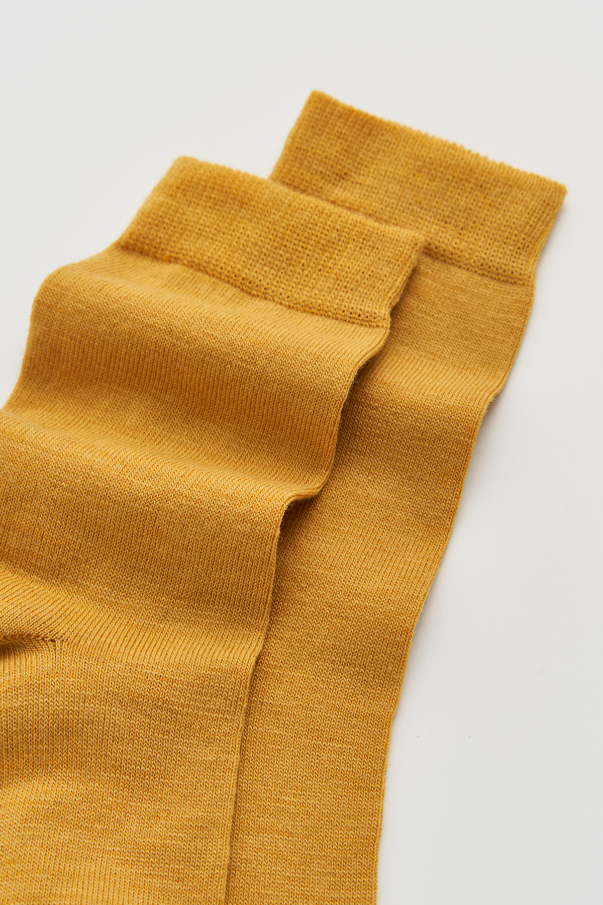 Pairs Golden Yellow Merino Wool Socks