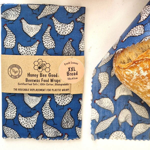 Extra Large Beeswax Bread Wrap - Blue Hen