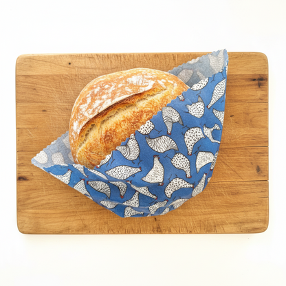 Extra Large Beeswax Bread Wrap - Blue Hen