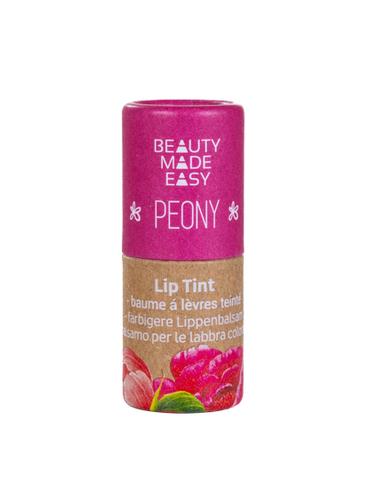 Vegan Tinted Lip Balm - PEONY