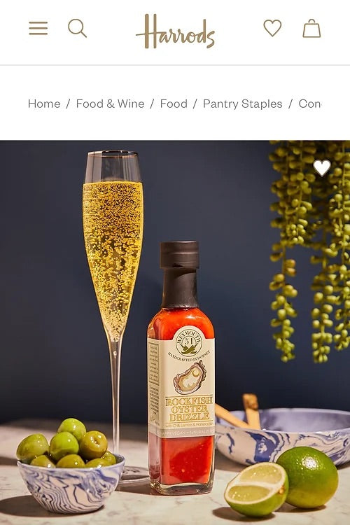 Rockfish Oyster Drizzle Medium Hot Chilli Sauce - Weymouth 51