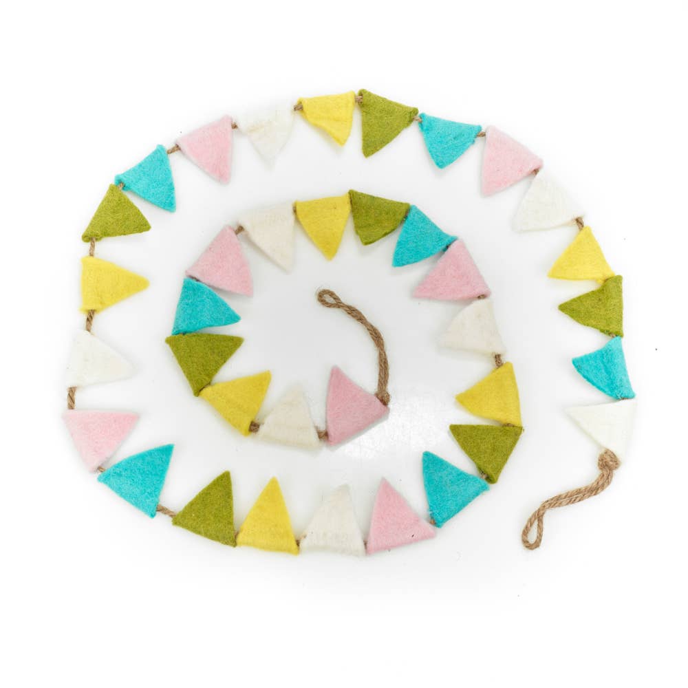 Handmade Felt Mini Easter Bunting Garland