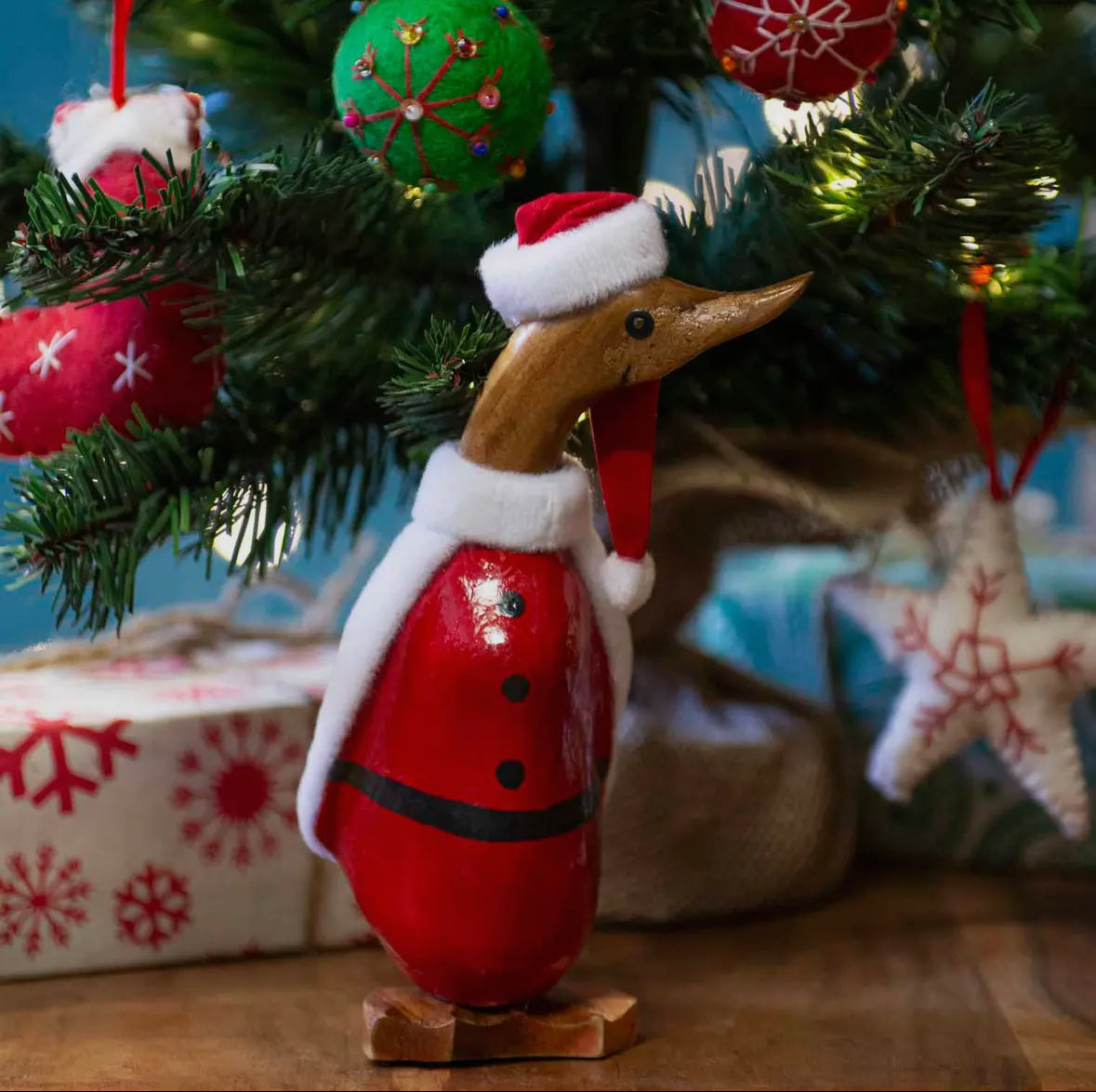 Christmas Santa Duckling