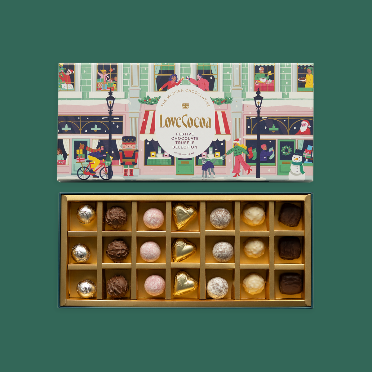 Love Cocoa - Festive 21 Piece Christmas Truffle Box