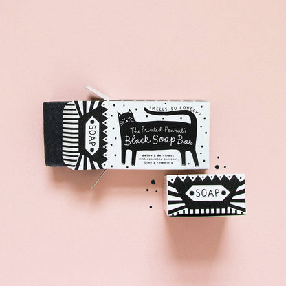 Black Cat Soap Bar for Detox & De-Stress