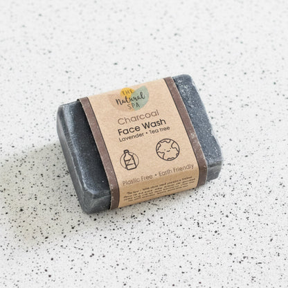 Charcoal Face Cleanse Bar - Lavender + Tea Tree