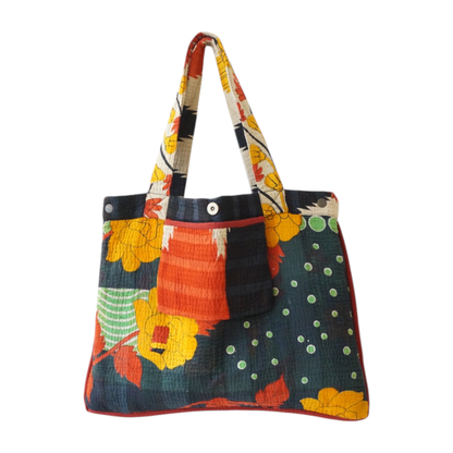 Goa Sunset Kantha Shoulder Bag