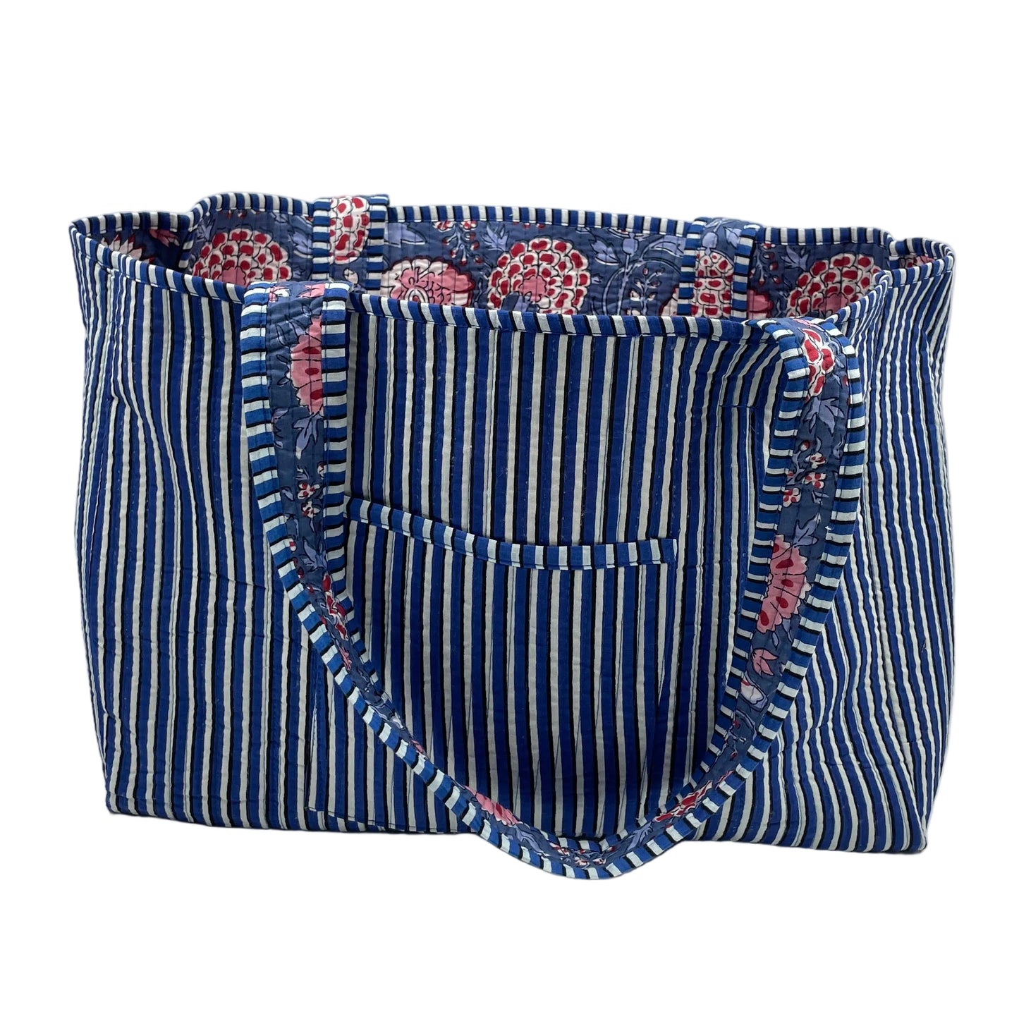Anaïs Quilted Cotton Tote Bag
