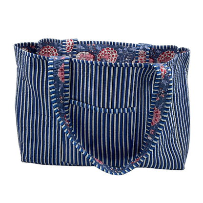 Anaïs Quilted Cotton Tote Bag