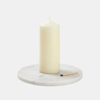 Ivory Pillar Candle
