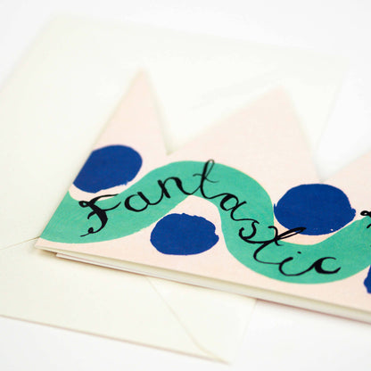 Fantastic Father Party Hat Card