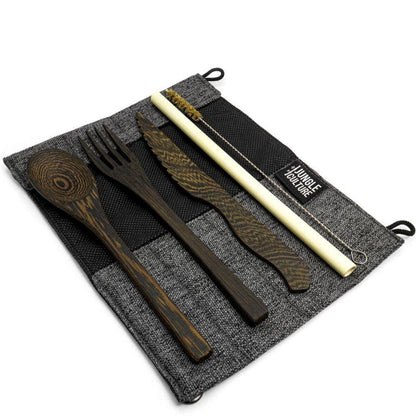 Upcycled Sustainable Wooden Cutlery Set