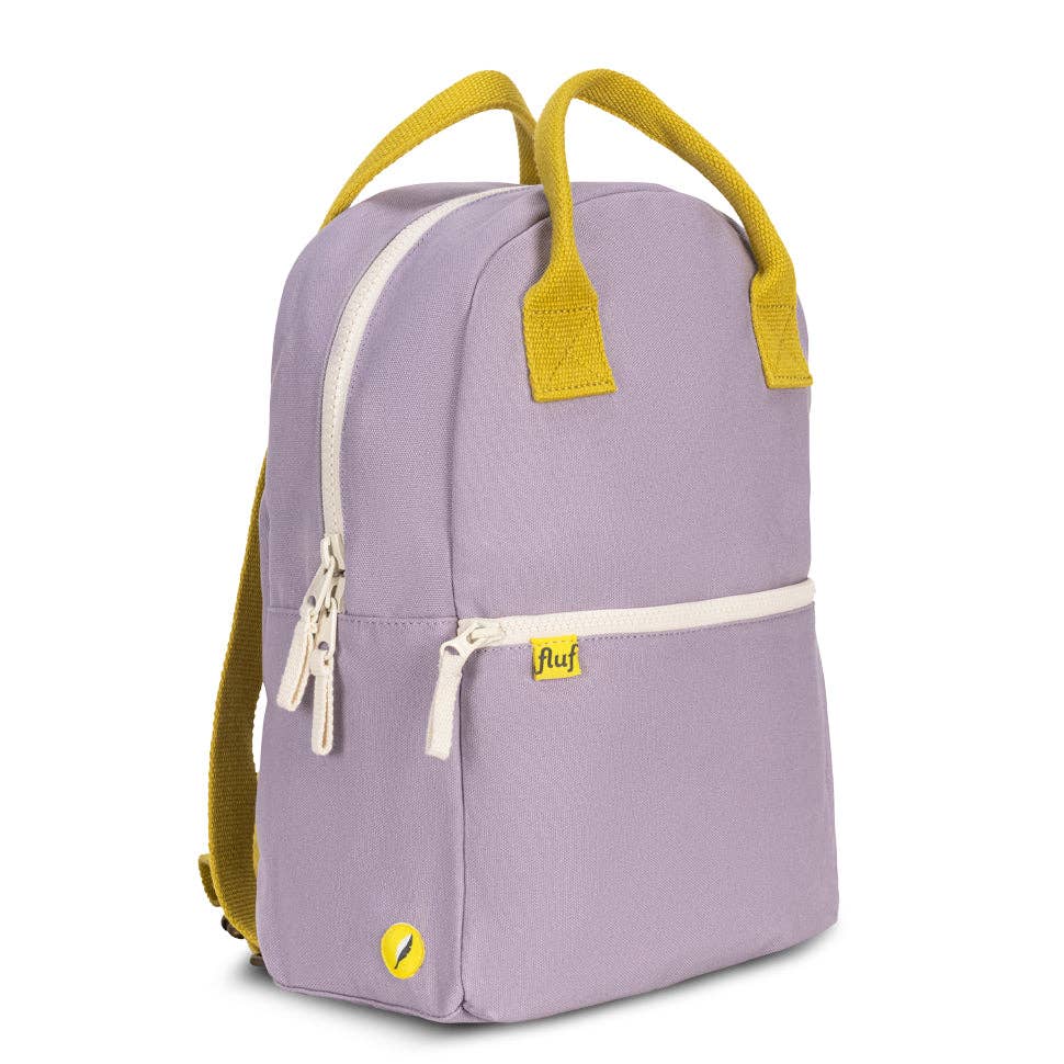 Fluf B Pack Jr Organic Cotton Kids Backpack Lavender