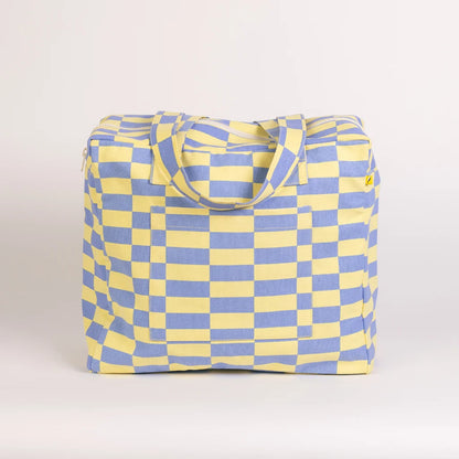 Fluf Daytrip Tote Riviera Check