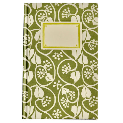 Hardback Notebook Small Ivy Stripe Sage Green (Lined)