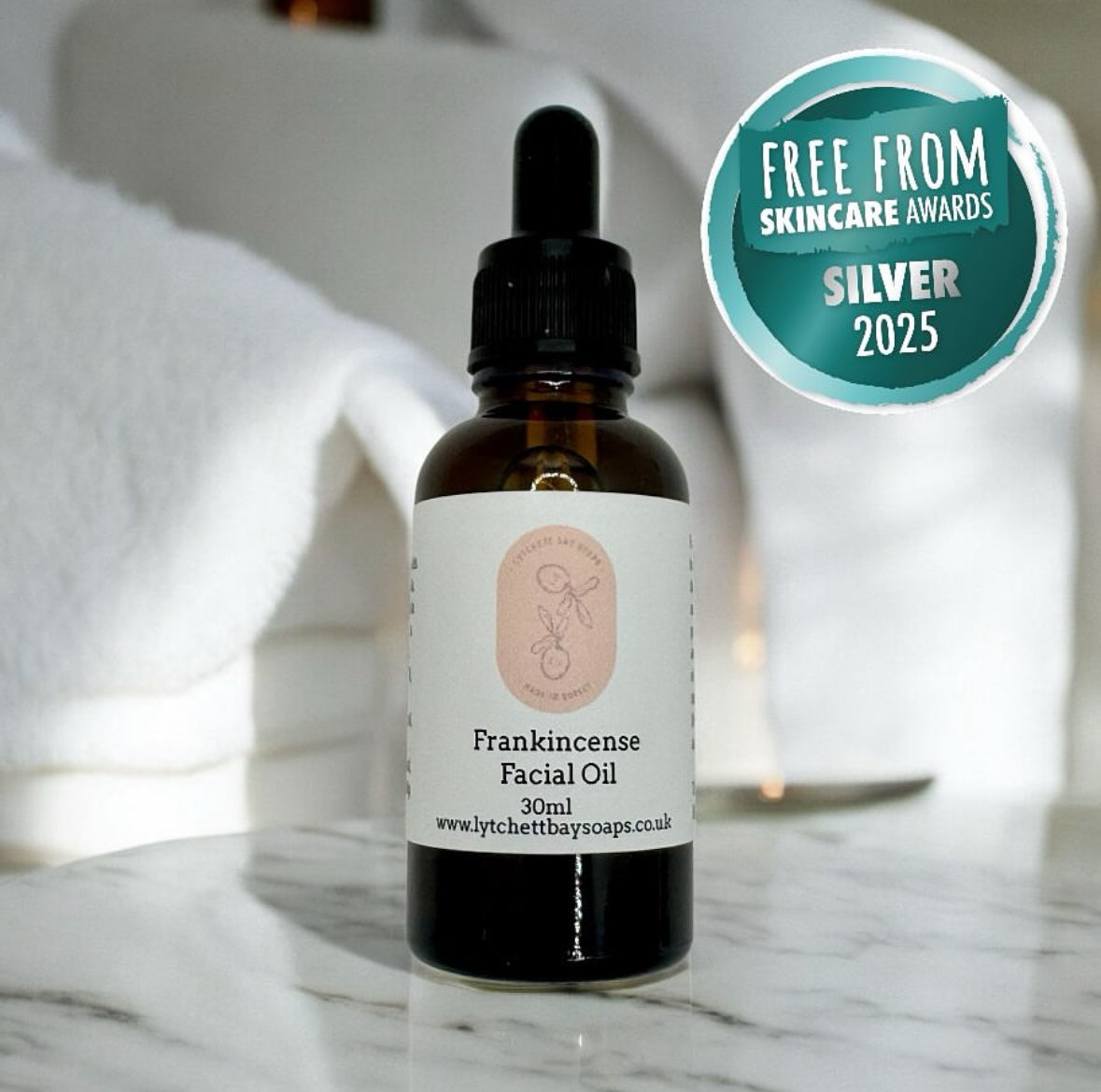 Lytchett Bay Rejuvenating Frankincense Face Oil - Handmade in Dorset