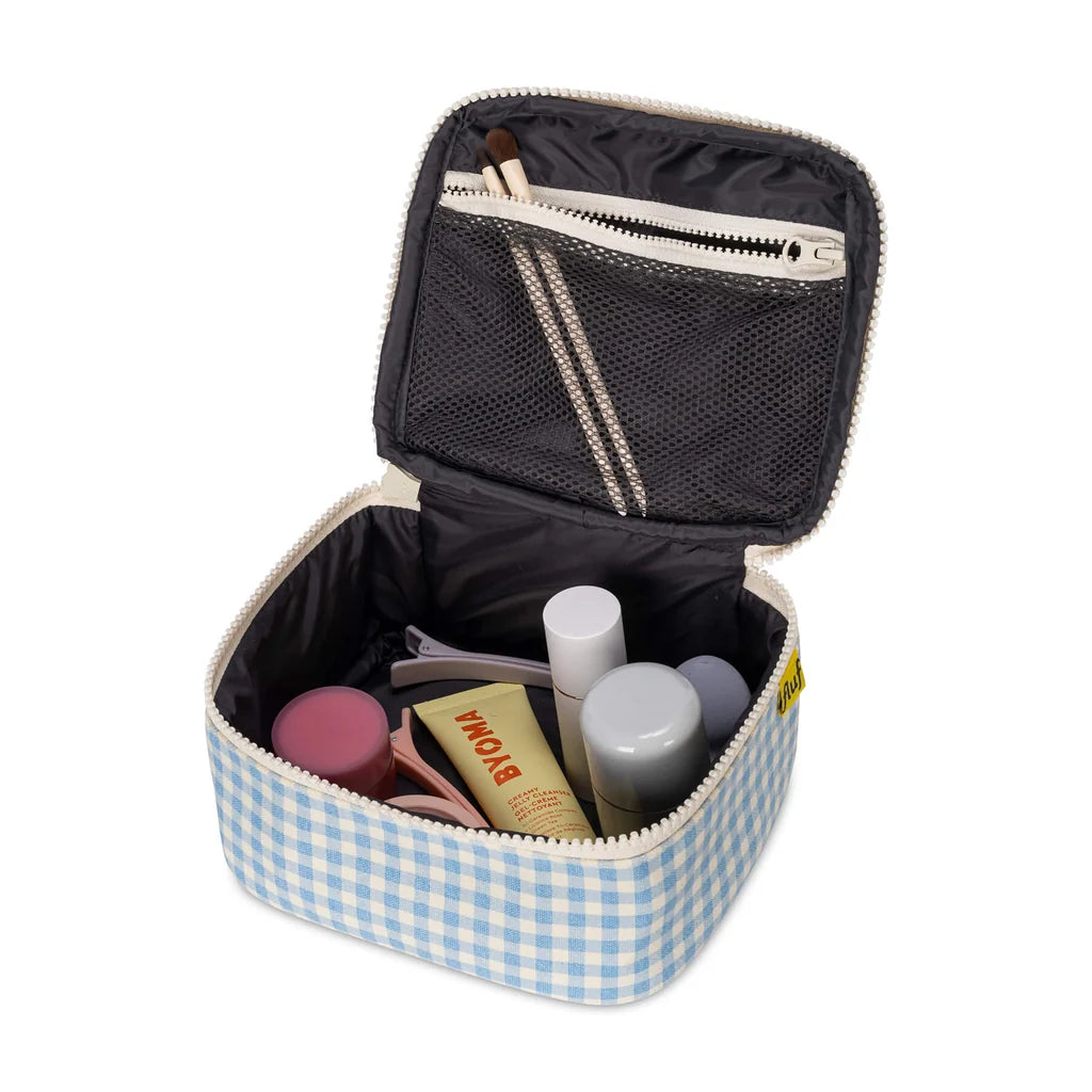 Fluf Mini Zip Cube - Gingham Sky (UK Exclusive)