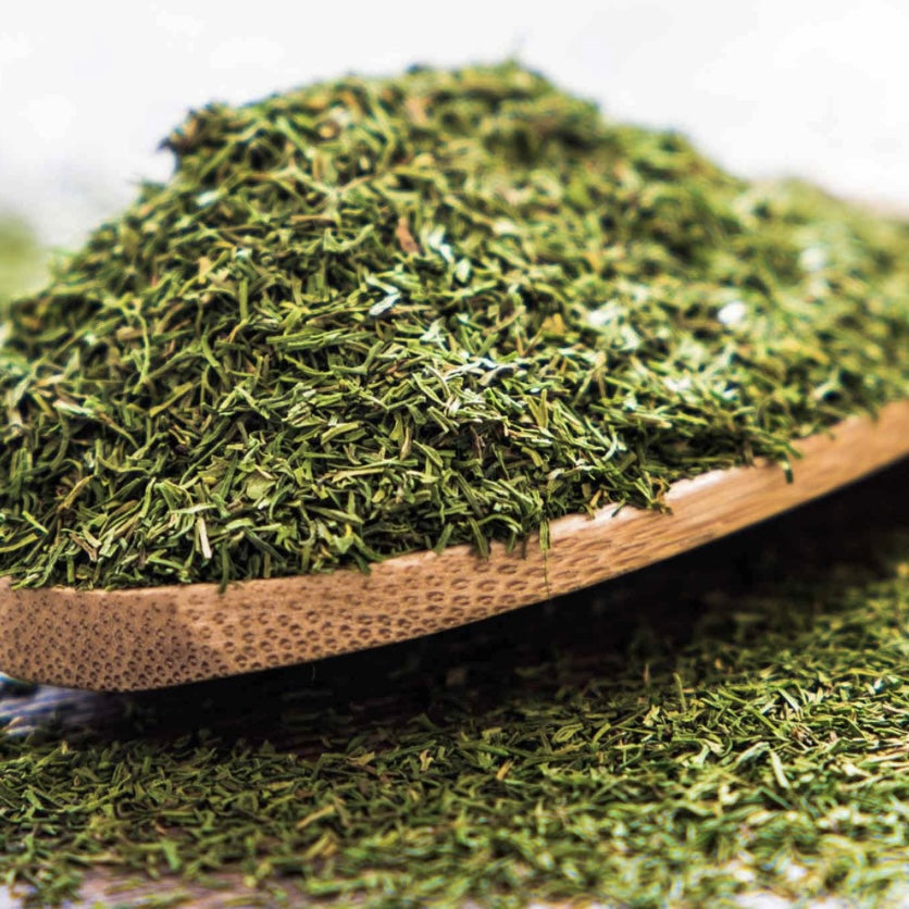 Dried Dill Weed available in 35g (most popular) or 100g serve. Shop our diverse range of herbs, spices and seasonings at SW Coast. All our herbs and spices are sourced ethically and sustainably and arrive to us in bulk plastic free. We pride ourselves on the freshness of our herbs and spices and we make all our blends by hand in store to our own carefully tailored recipes.